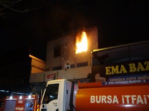 Bursa'da korkutan yangın