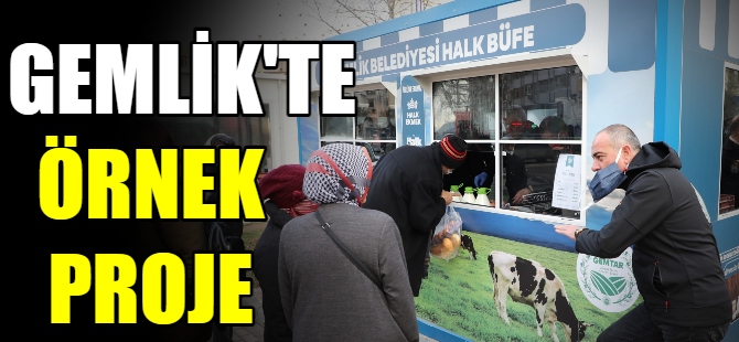 Gemlik Belediyesi'nden örnek proje