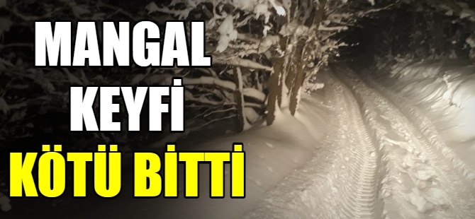 Mangal keyfi kötü bitti