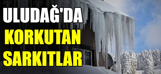 Çatılarda dev sarkıtlar oluştu