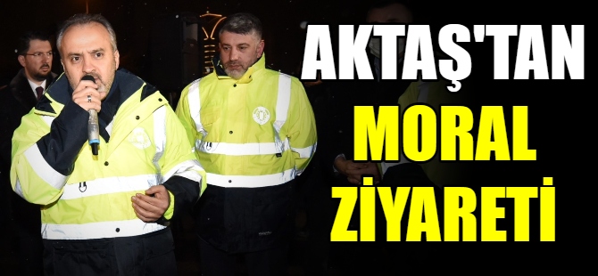 Aktaş'tan şantiye ziyareti