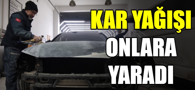 Kar yağışı en çok onlara yaradı