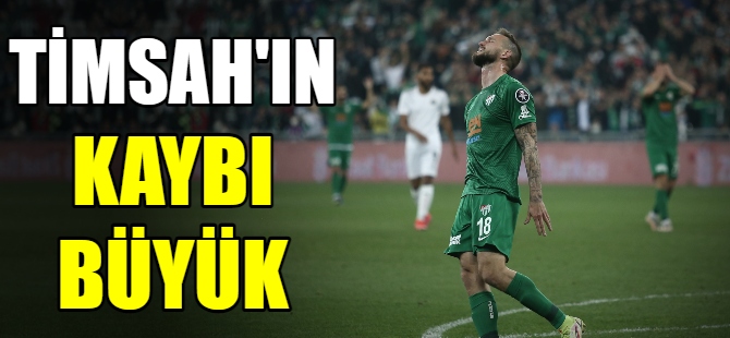 Bursaspor'un kaybı büyük