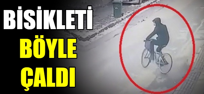 Bisikleti böyle çaldı