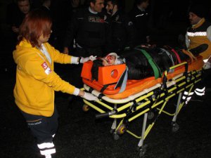 Uygulama yapan polislere cip çarptı: 9 yaralı
