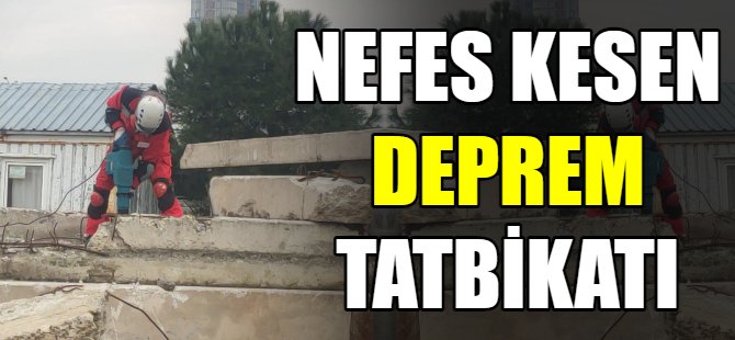 Bursa’da deprem tatbikatı