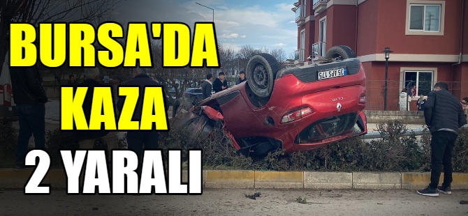 Otomobil takla attı