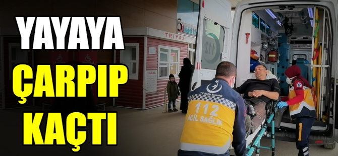 Bursa'da kamyonet yayaya çarptı