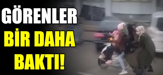 Bir motosiklete 5 kişi bindi