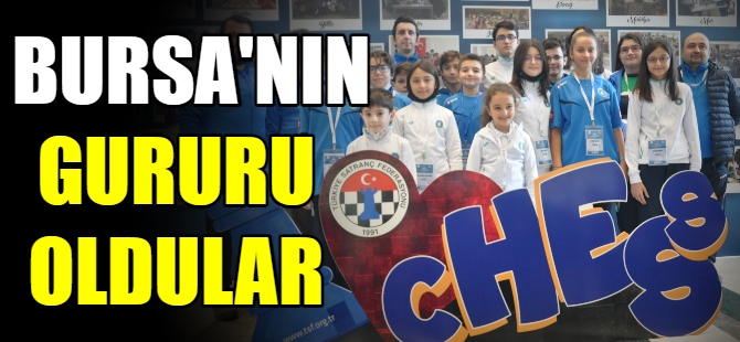 Satranç şampiyonları Bursa'dan