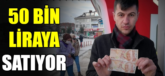 ATM'den çekti, bin katına satıyor