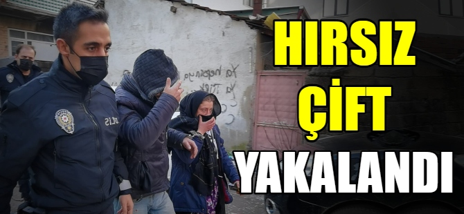 Çaldıkları araçla yakalandılar