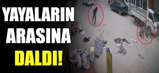 Acemi sürücü yayaların arasına daldı