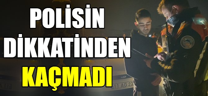 Ehliyetsiz sürücüye ceza yağdı