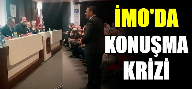 İMO’da selamlama tartışması