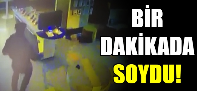 Telefoncuyu bir dakikada soydu!