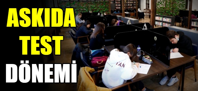Kütüphanelerde 'askıda test' uygulaması