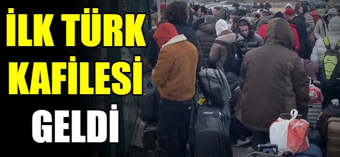 İlk Türk kafilesi Edirne'ye geldi