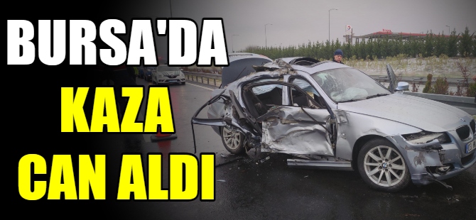 Bursa'da kaza can aldı