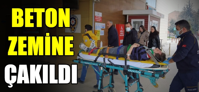 Beton zemine çakıldı