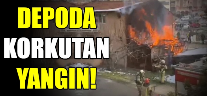 Nilüfer'de korkutan yangın