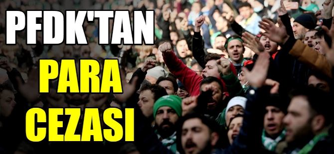 PFDK'dan Bursaspor’a ceza