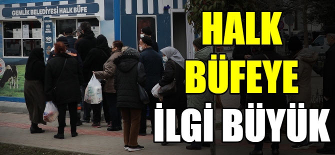 Halk Büfelere ilgi büyük