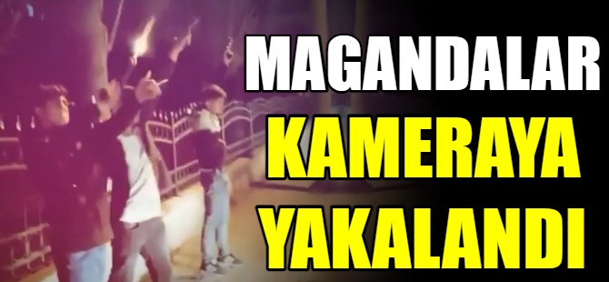Magandalar havaya ateş açtı