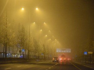Başkent’te sis yoğunluğu
