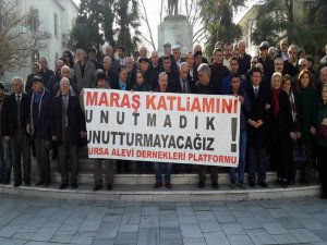 Bursa’da 'Maraş' eylemi