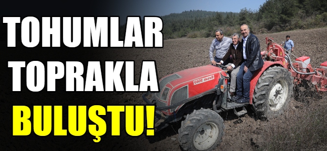 Tohumlar toprakla buluştu