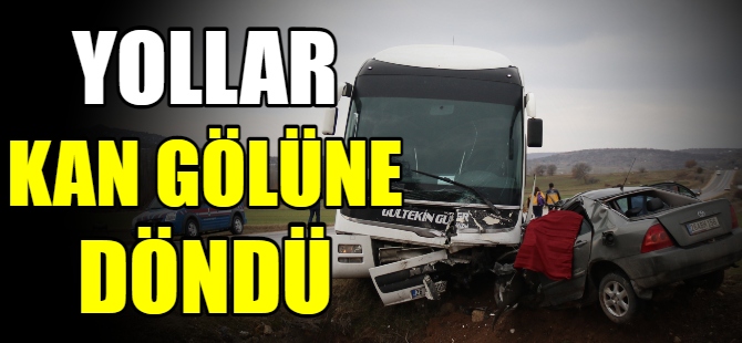 Yollar kan gölüne döndü!