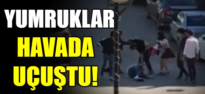 Gençlerin yumruklu kavgası