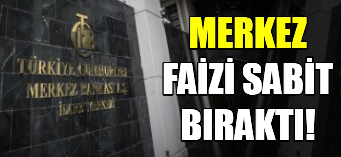 MB faiz kararını açıkladı