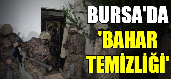 Bursa'da ''Bahar Temizliği'' operasyonu
