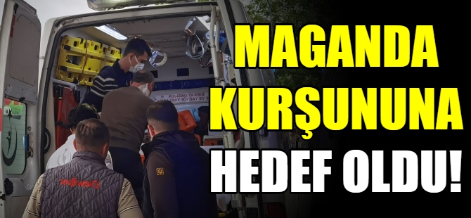 Maganda kurşununa hedef oldu