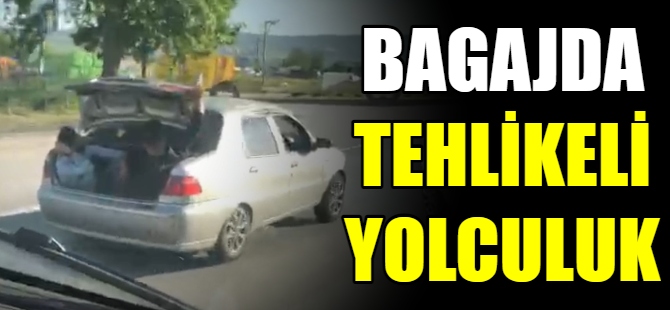 Bagajda tehlikeli yolculuk