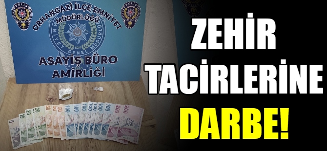 Zehir tacirlerine darbe