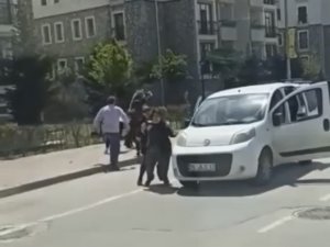 Bursa'da yol verme kavgası