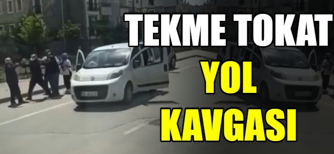 Bursa'da yol verme kavgası