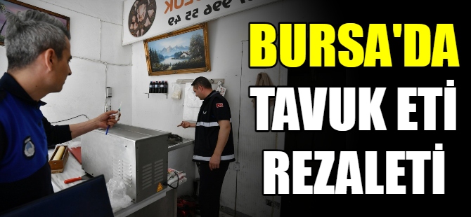 Bursa'da tavuk eti rezaleti