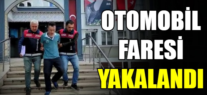 Otomobil faresi yakalandı