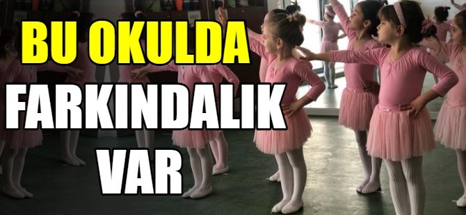 Çocuklar bu okulda farkındalık kazanıyor