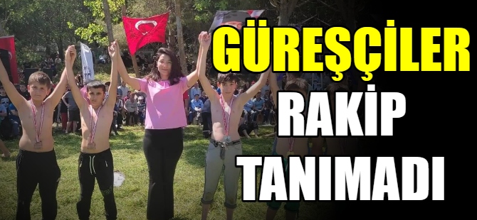 Güreşçiler rakip tanımadı