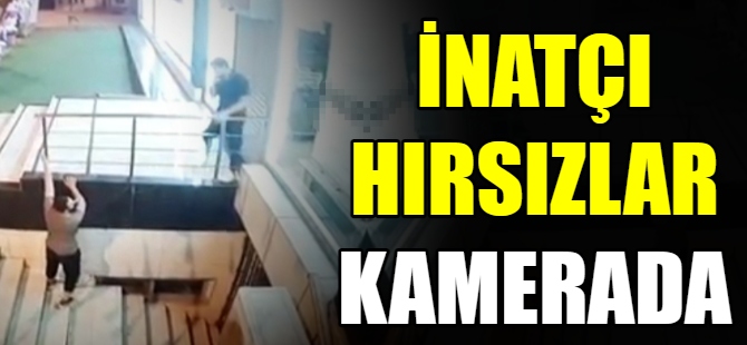 İnatçı hırsızlar kamerada