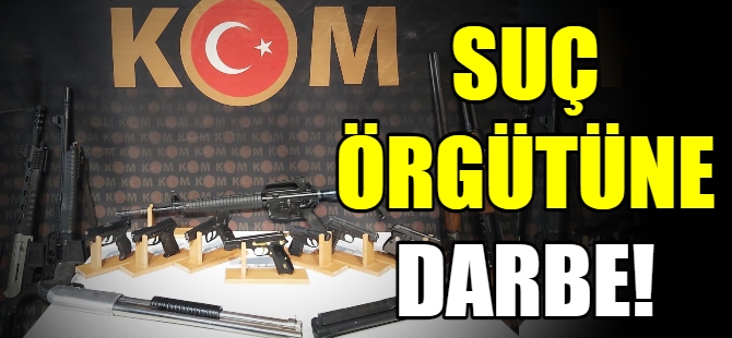 Silah kaçakçılarına darbe!