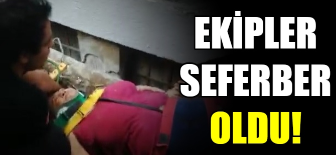 Ekipler seferber oldu