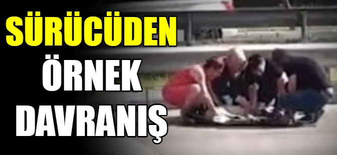 Sürücüden örnek davranış