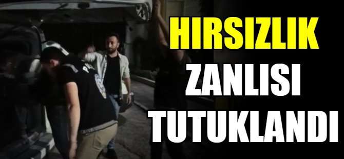 Hırsızlık zanlısı tutuklandı