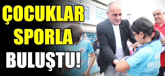 Gemlik'te çocuklar sporla buluştu